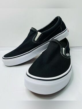 Vans Classic Slip On Shoes Sz 9.0 Men -10.5 W Best Selling Colors! Black White